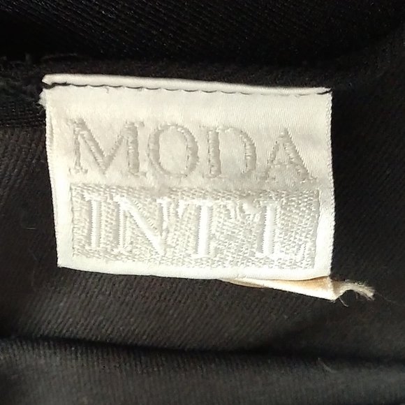 Moda International Black Jumpsuit sz 2 - Picture 5 of 6